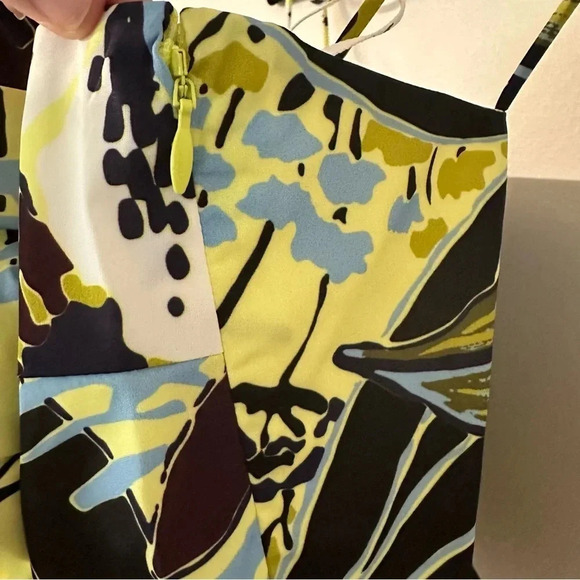 Tanya Taylor Claudette in Zest Multi Tie-Shoulder Ruffle Peplum Top Size 6 NWT - Picture 7 of 11